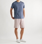 Oliver Spencer Loungewear - Danbury Striped Organic Cotton-Jersey T-Shirt - Blue