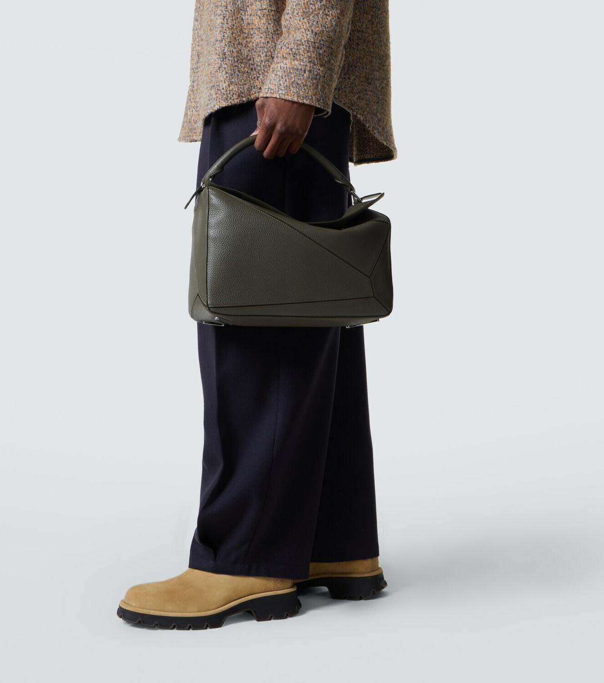 Loewe Puzzle Large leather top-handle bag