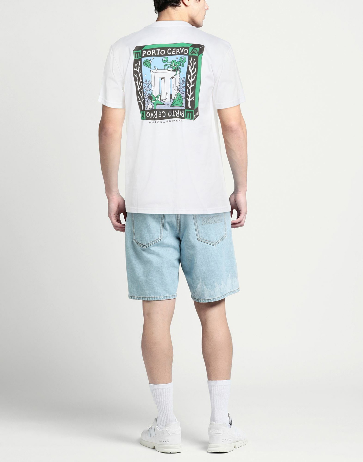 Modes Mens T-shirt in White