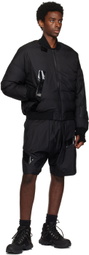 Templa Black Lite Down Bomber Jacket
