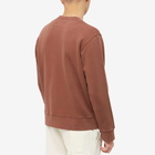 Folk Men's Boxy Sweat in Dark Chestnut