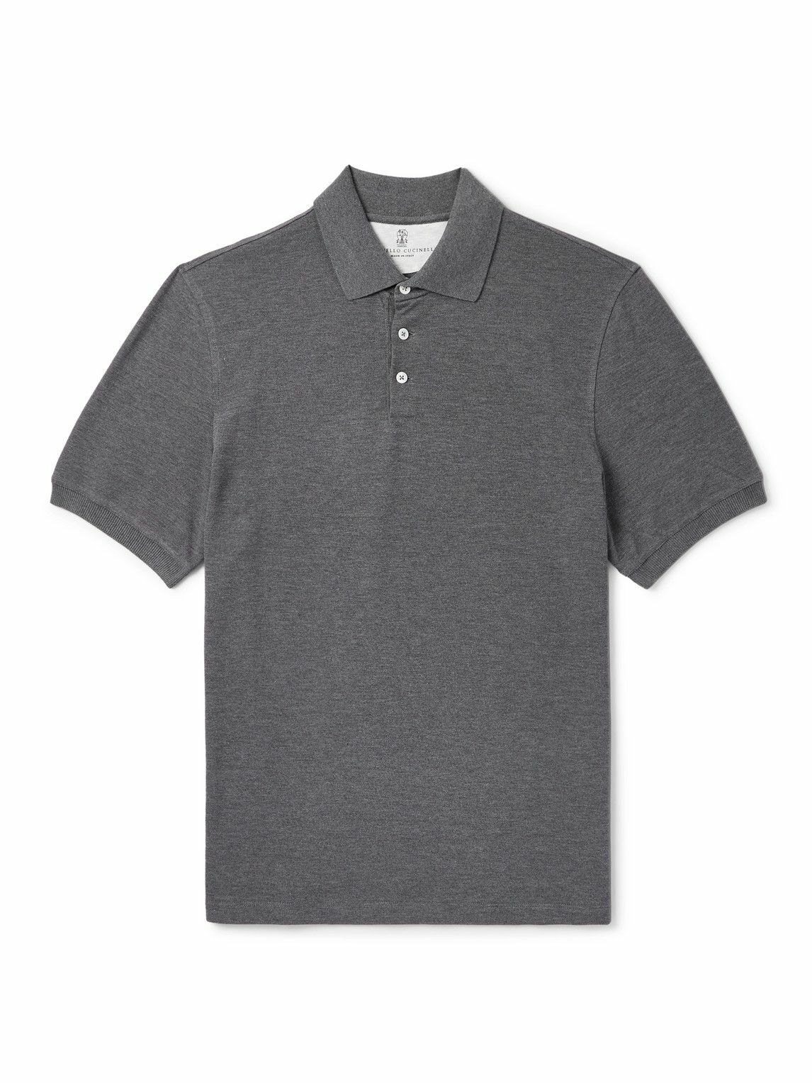 BRUNELLO CUCINELLI スリムフィット ポロシャツ BRUNELLO CUCINELLI スリムフィット ポロシャツ メンズ カジュアルT