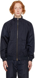 Fear of God Navy Nylon Track Jacket