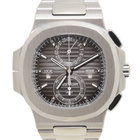 Patek Philippe Nautilus Travel Time Chronograph Stainless Steel Automatic Mens Watch 5990-1A-001