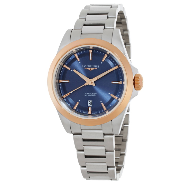 Photo: Longines Conquest Automatic Blue Dial Ladies Watch L3.320.5.92.6