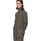 Rick Owens Grey Creatch Pealab Coat