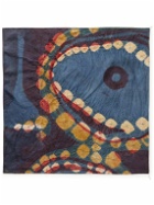11.11/eleven eleven - Bandhani-Dyed Screen-Printed Silk Scarf