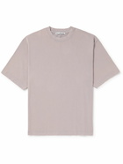 Acne Studios - Logo-Appliquéd Garment-Dyed Cotton-Jersey T-Shirt - Purple