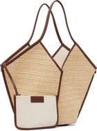 HEREU Beige Calella Raffia Tote