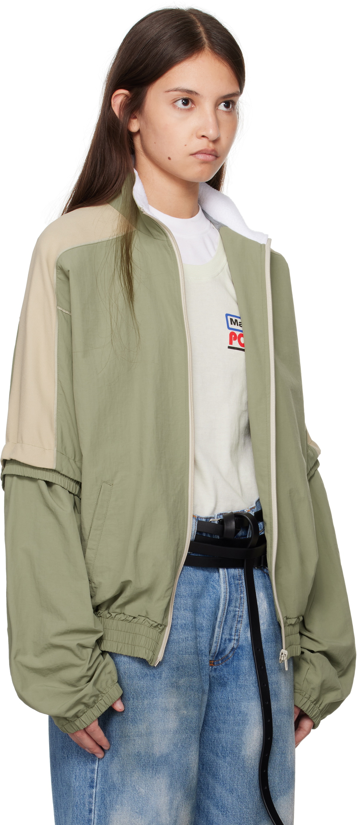 Magliano Khaki & Beige Rave Jacket
