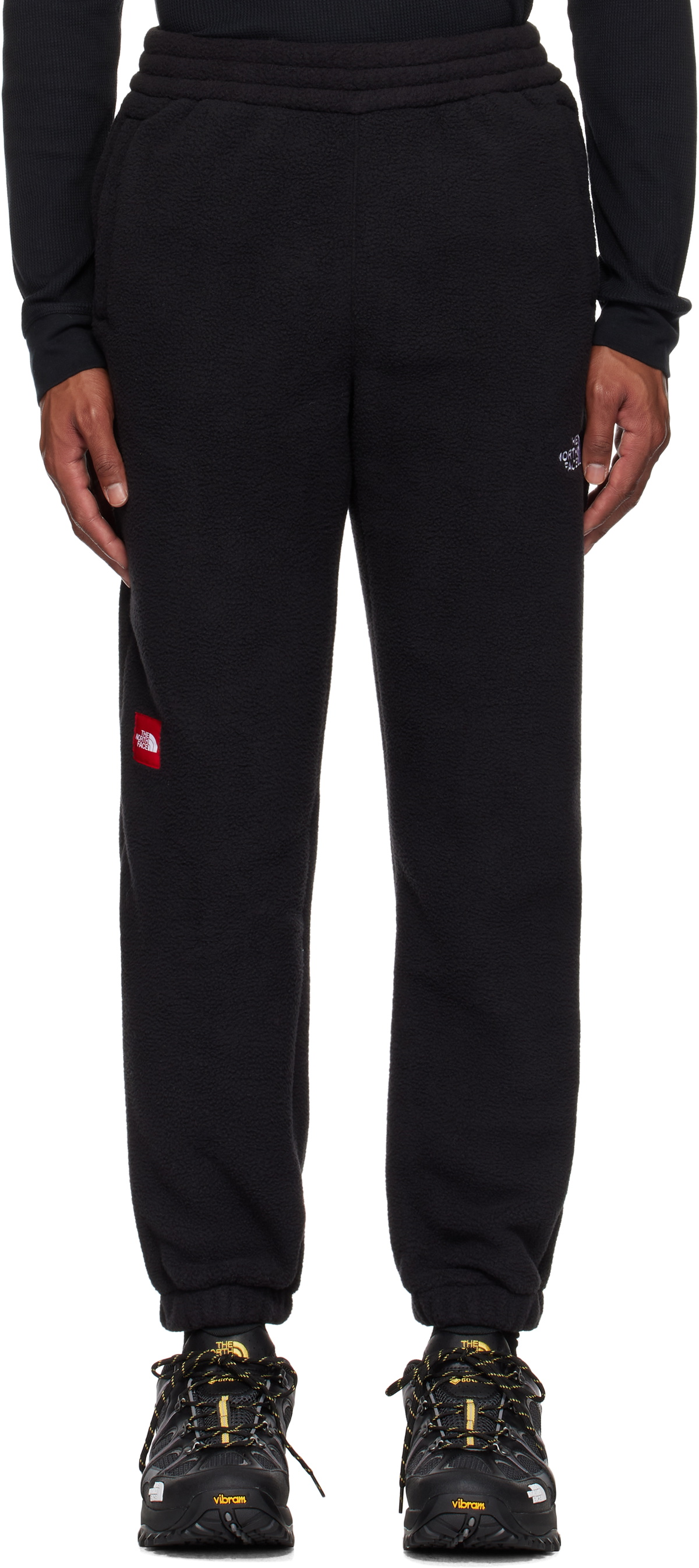 The North Face Black 'TNF' Fleeski Sweatpants