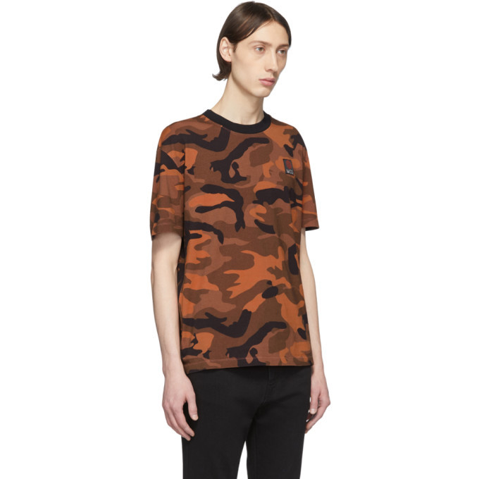 Alexander mcqueen discount orange shirt