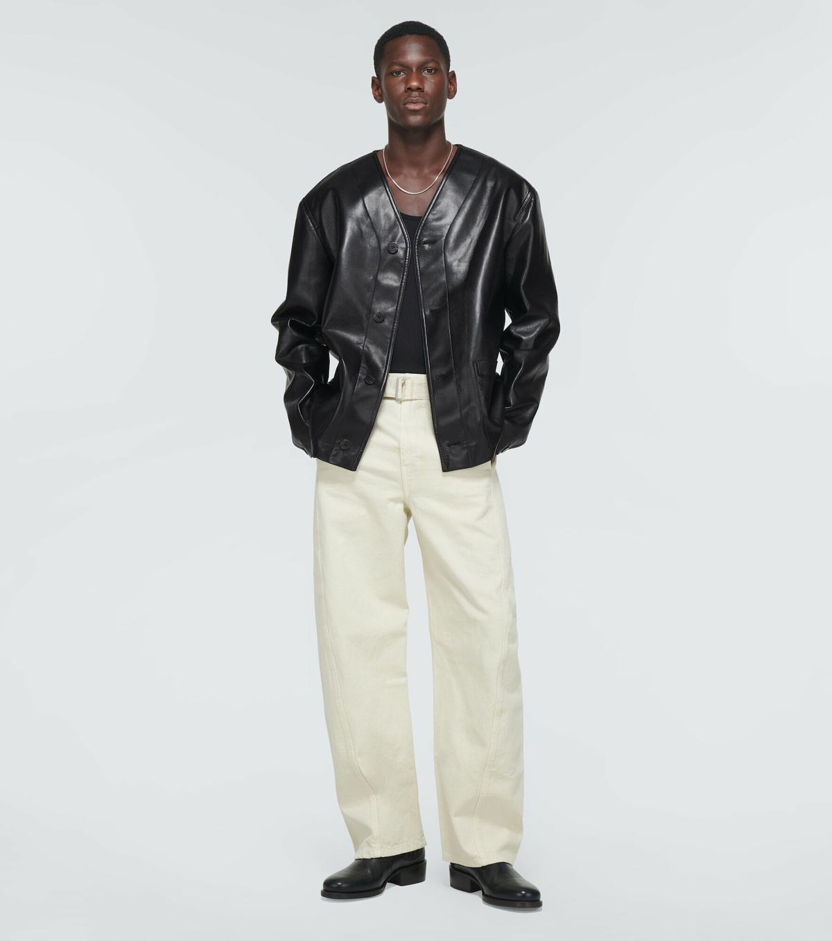 Nanushka - Marius regenerated leather jacket