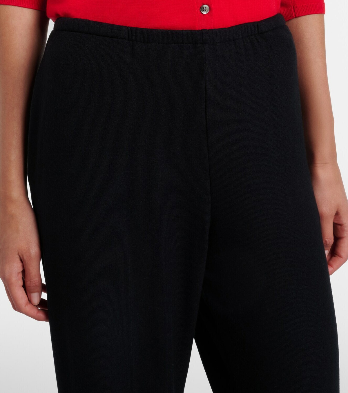 Leset Lauren jersey wide-leg pants