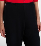 Leset Lauren jersey wide-leg pants