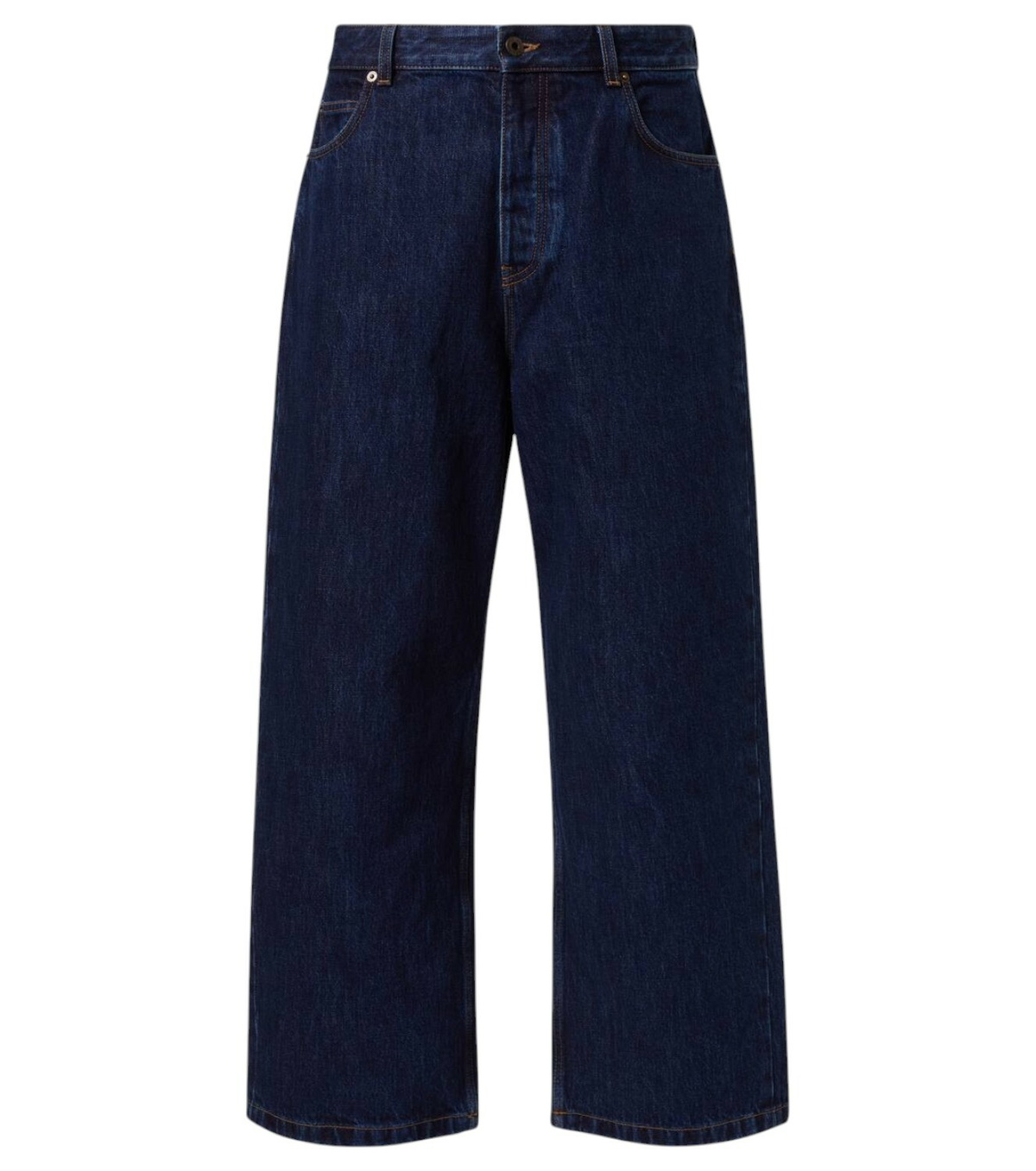 LOEWE Anagram high-rise wide-leg jeans ロゴ入り黒デニム Anagram high-rise wide-leg jeans in black - Loewe | Mytheresa