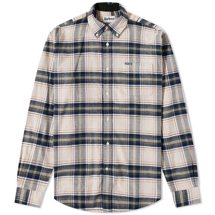 Photo: Barbour Men's Betsom Tailored Shirt in Stone Marl