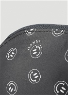 Smile Wash Bag in Dark Grey