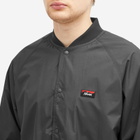 Nanga Men's Rib Collar Coach Jacket in Black
