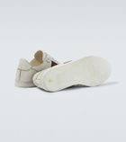 Gucci Stretch Web Stripe leather sneakers