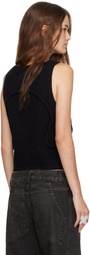 Eckhaus Latta Black Pallas Tank Top