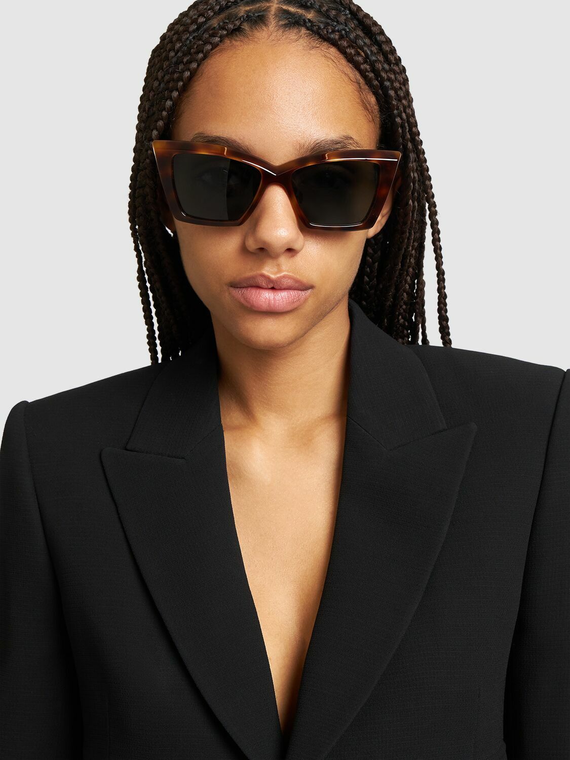 Gafas de sol SAINT LAURENT SL 657 de acetato con forma de ojo de gato