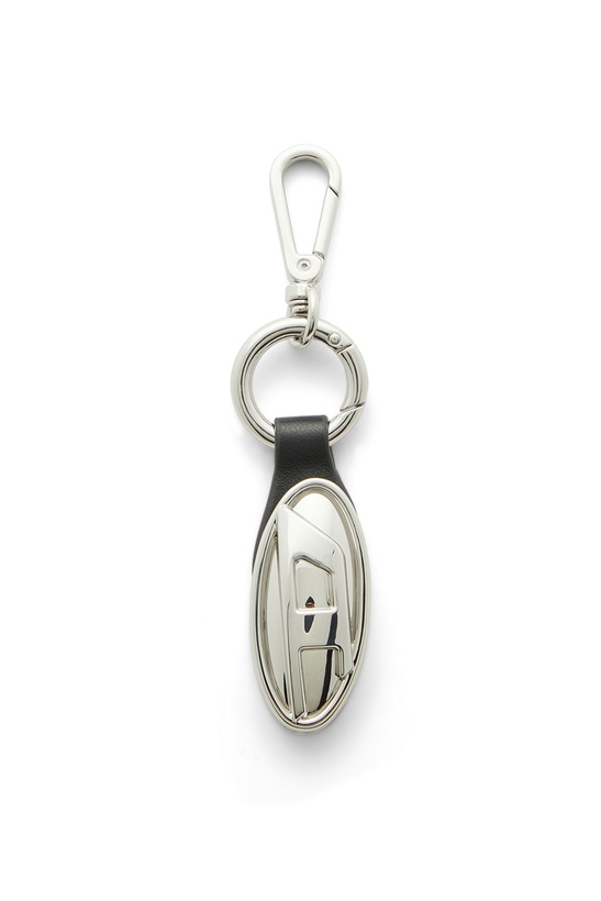Photo: Diesel Metal keyring with oval plaque - Charms and Keyrings - Woman -