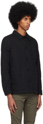 Nudie Jeans Black Barney Worker Jacket