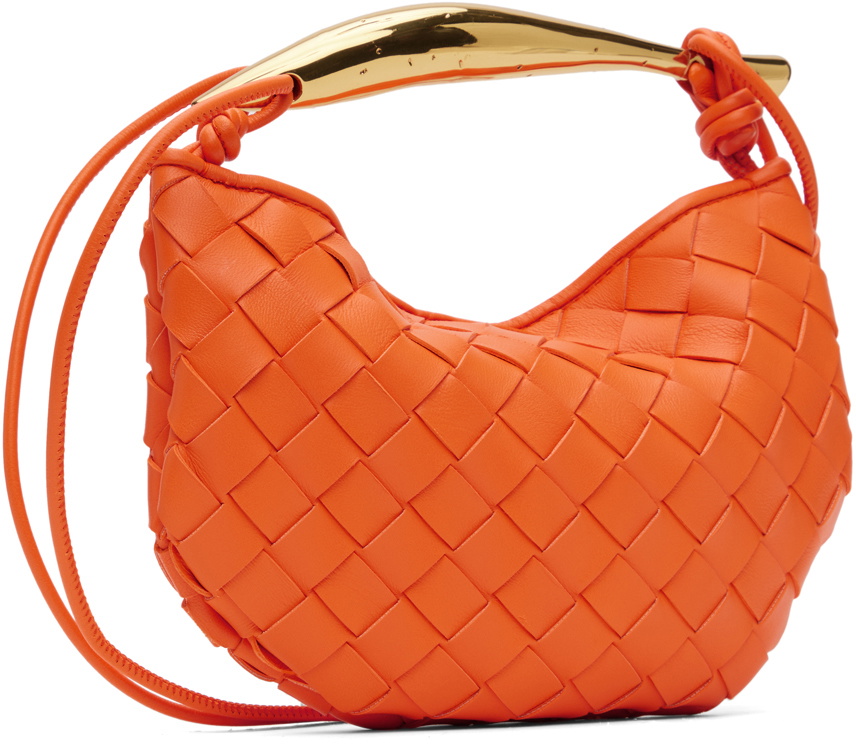 Bottega Veneta Orange Mini Sardine Bag