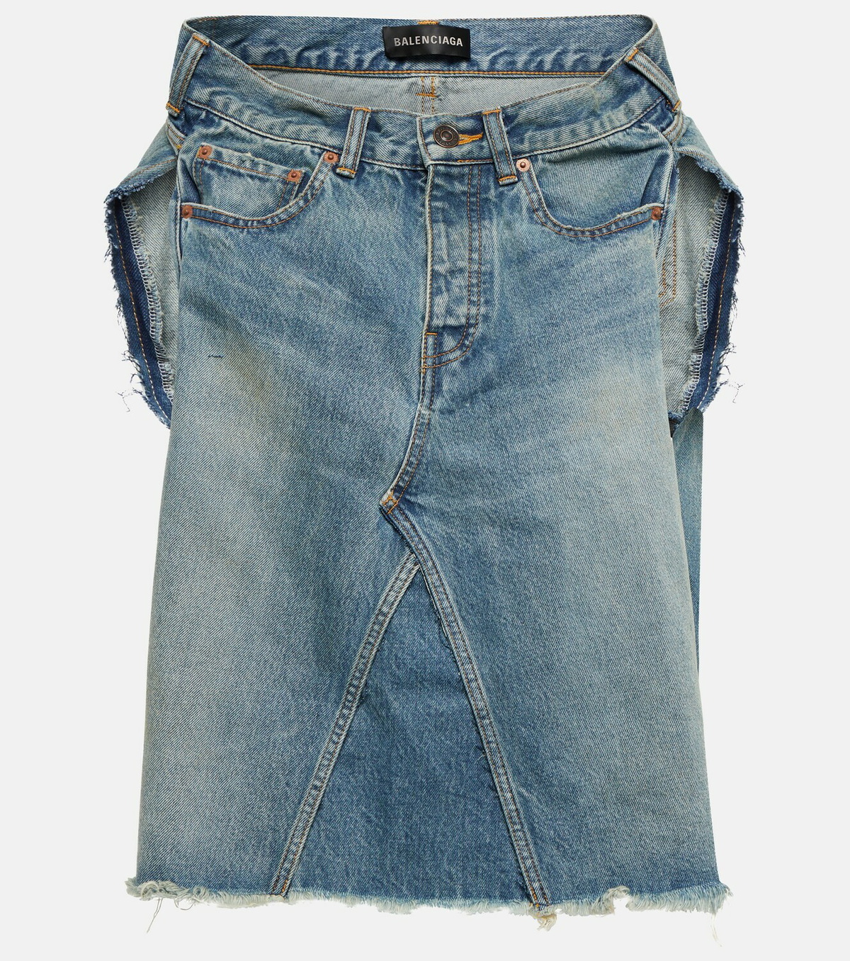 Balenciaga - Pants off-shoulder denim top Balenciaga