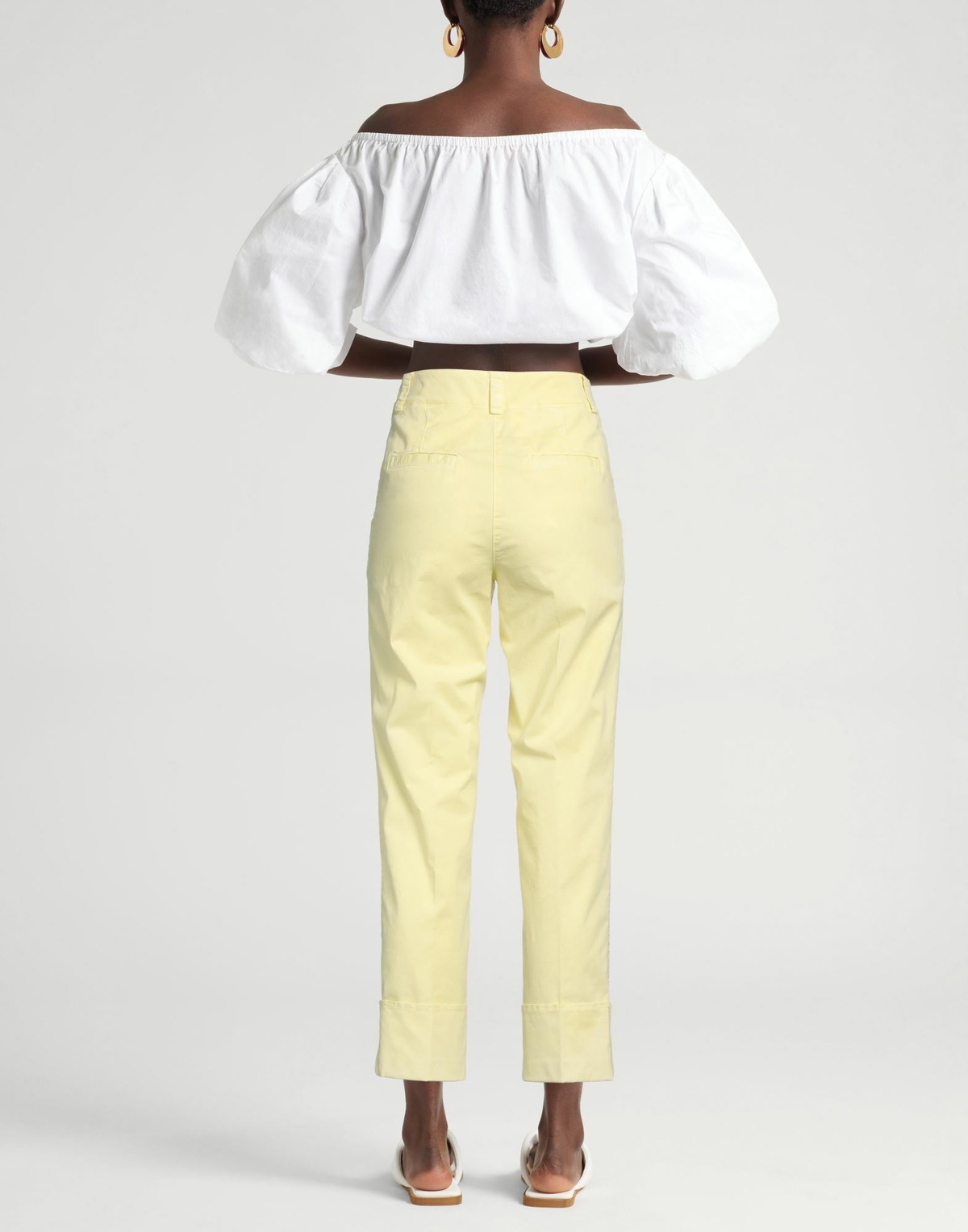Peserico Womens Pants in Yellow