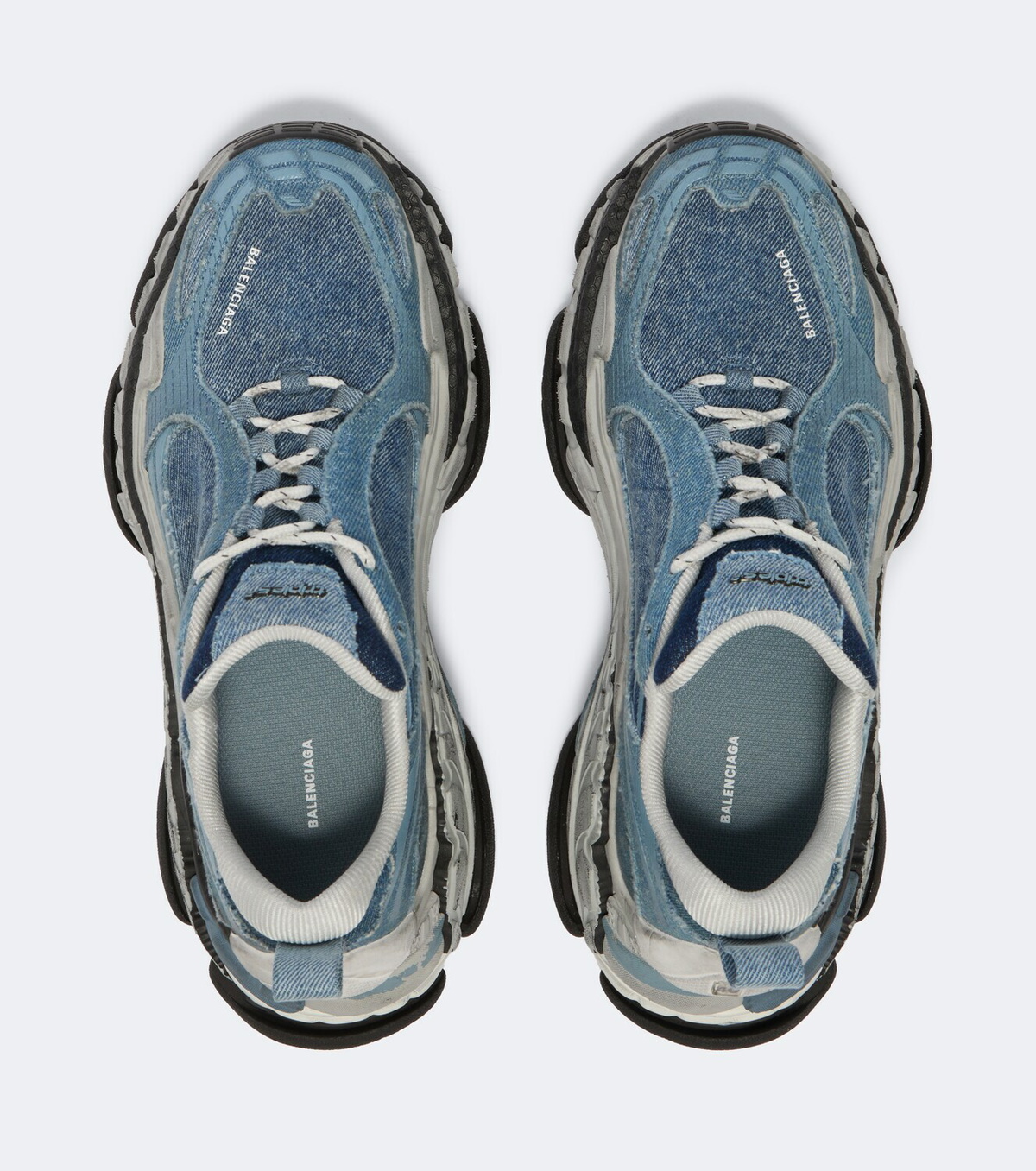 Balenciaga Triple S 2 denim sneakers
