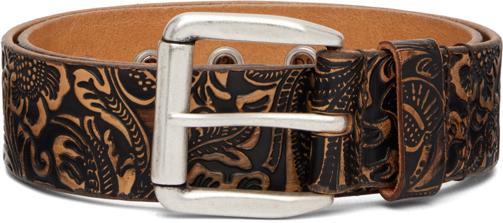 Photo: OUR LEGACY Black & Tan 4cm Belt