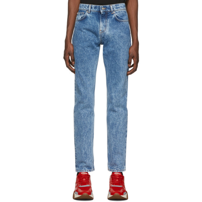 Photo: Versace Blue Straight Jeans