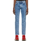 Versace Blue Straight Jeans