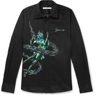 Givenchy - Slim-Fit Printed Cotton Shirt - Men - Black