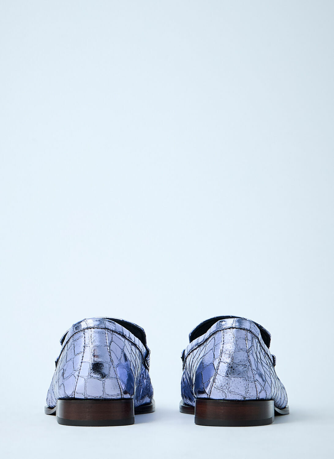 Dries Van Noten Croc-Embossed Loafers