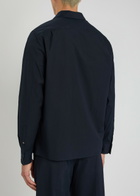 PS Paul Smith Cotton-blend Overshirt Jacket Navy