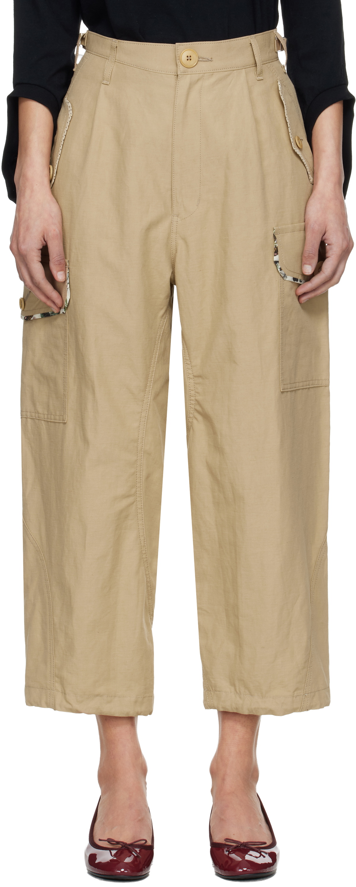 UNDERCOVER Beige UC1F1509 Cargo Pants