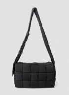 Paper Cassette Crossbody Bag in Black