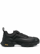 ROA Black Quilted Low Top Sneakers
