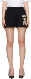 Moschino Black Archive Teddy Bear Shorts