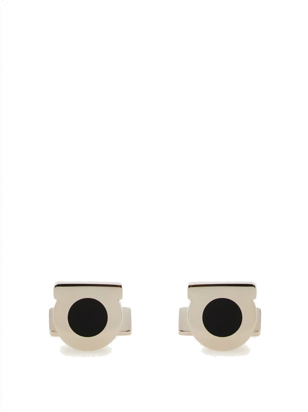 Photo: Ferragamo Mens Gancini cufflinks in Blue