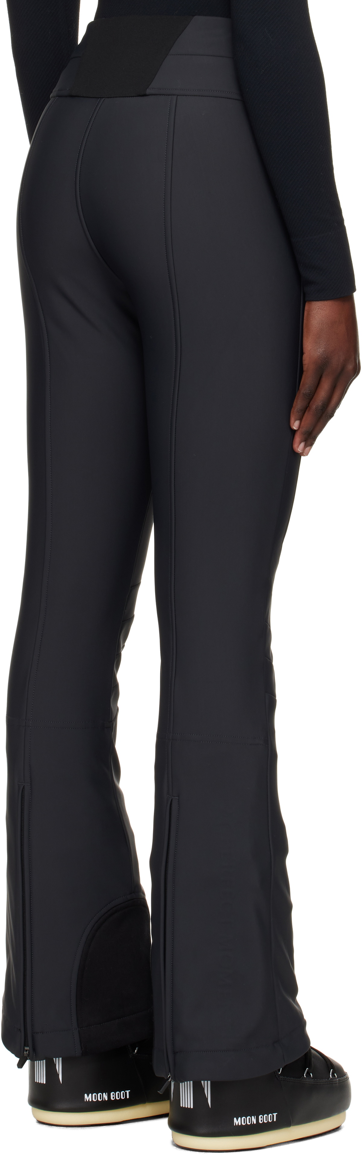 Perfect Moment Black Aurora Flare Sport Pants