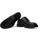 Lanvin - Pebble-Grain Leather Derby Shoes - Black