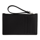 Valentino Black Valentino Garavani VLTN Zip Card Holder