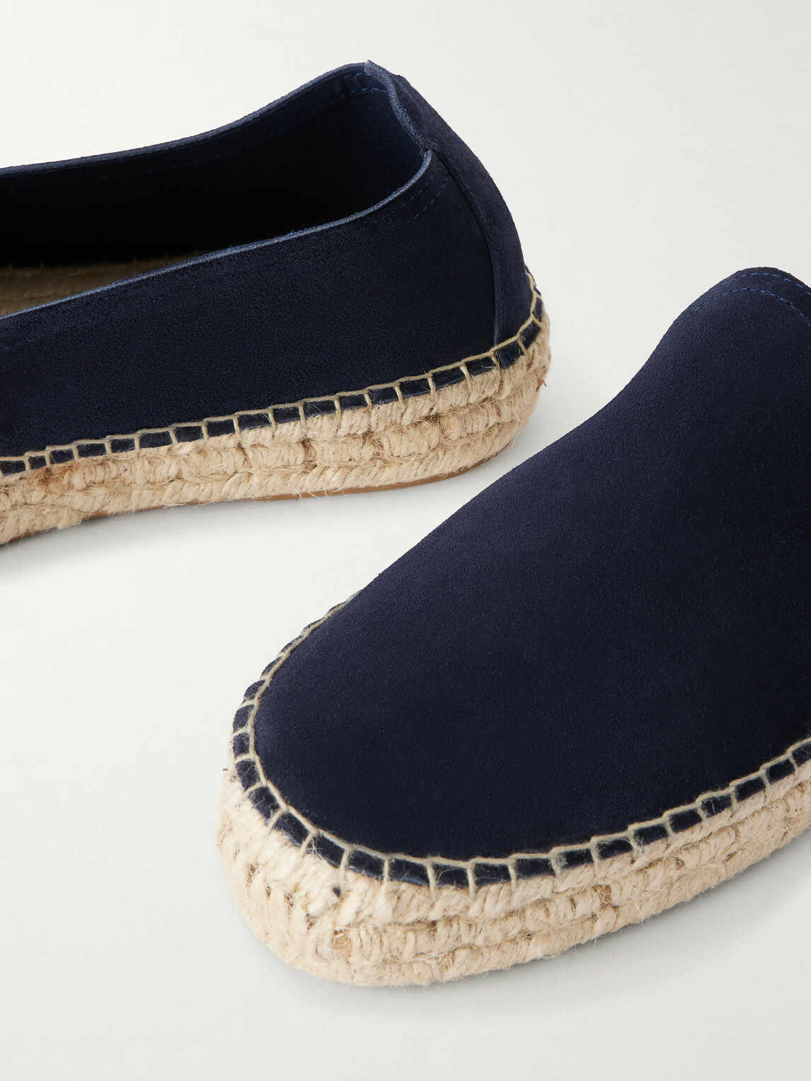 MORJAS - The Espadrille Suede Espadrilles - Blue
