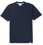 Norse Projects - James Cotton and Linen-Blend T-Shirt - Men - Navy