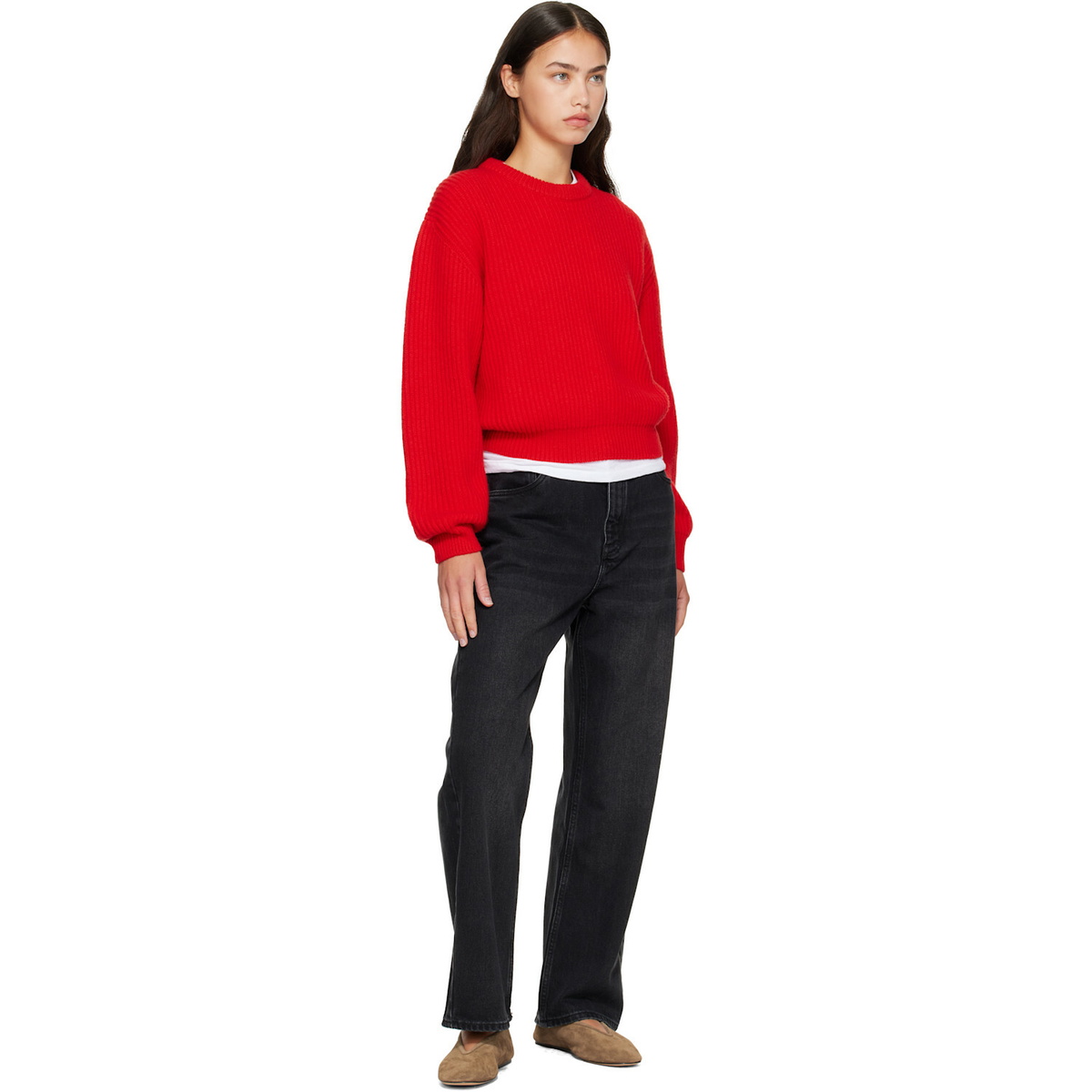 Studio Nicholson Black Denjo Straight Leg Jeans