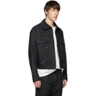 Feng Chen Wang Black Levis Edition Embroidered Denim Jacket